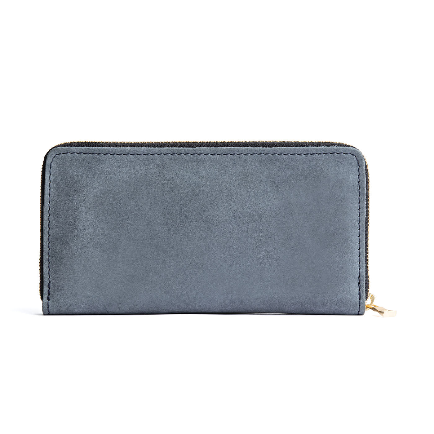 Storm | Large accordion leather wallet with zipper closed