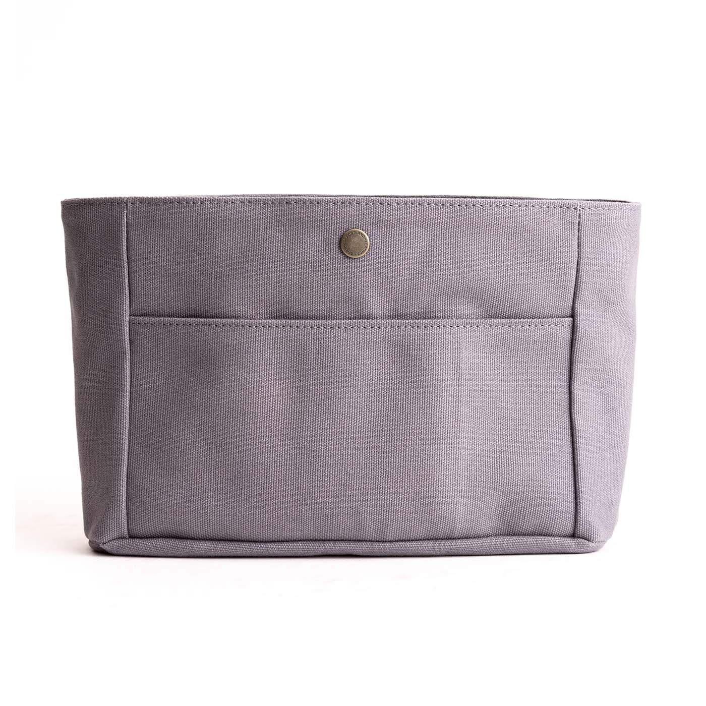 Gray Small | Small canvas bag insert for organization