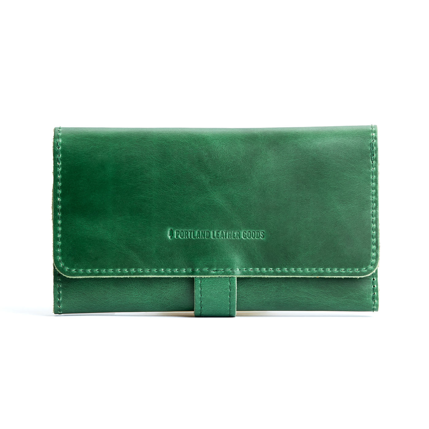 Cowboy Mint | Backside of leather wallet