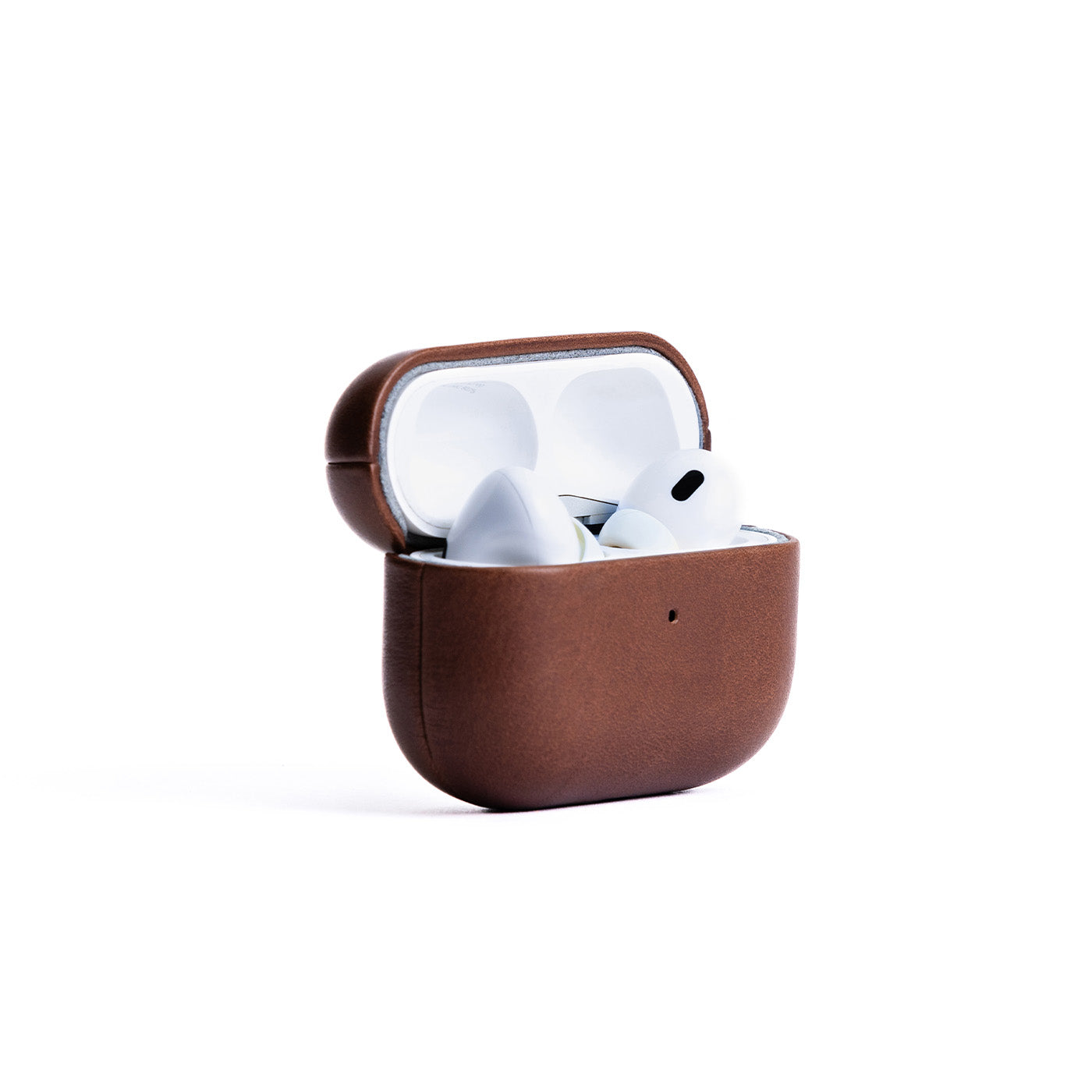 Clove | Leather cover for airpod case open