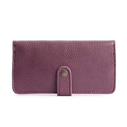 Kyoto | Leather wallet with snap closed