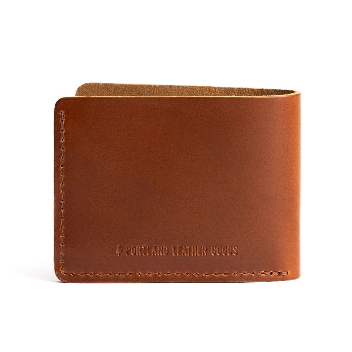 Madrone | Leather bifold wallet with card slots and PLG logo