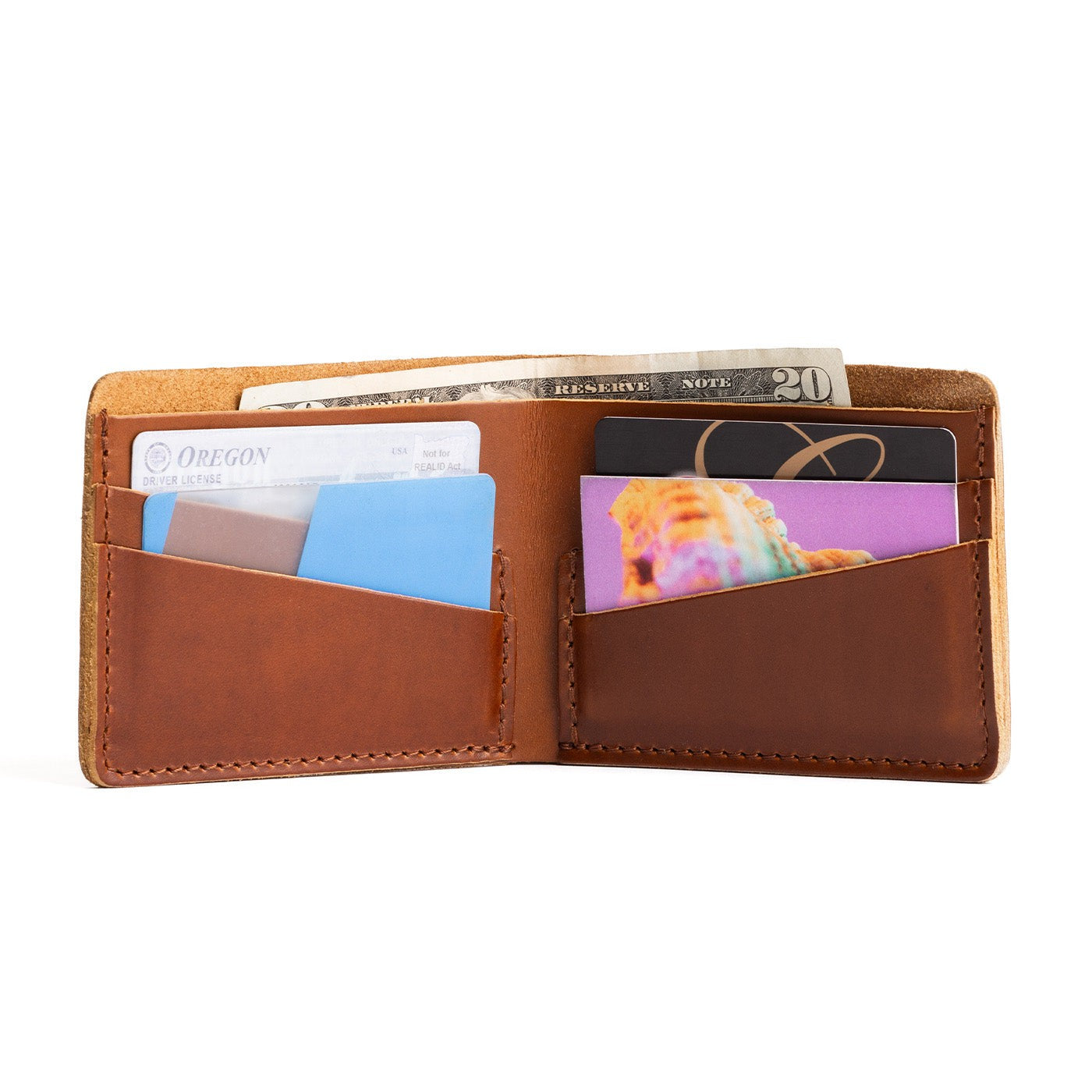 Madrone | Leather bifold wallet with card slots