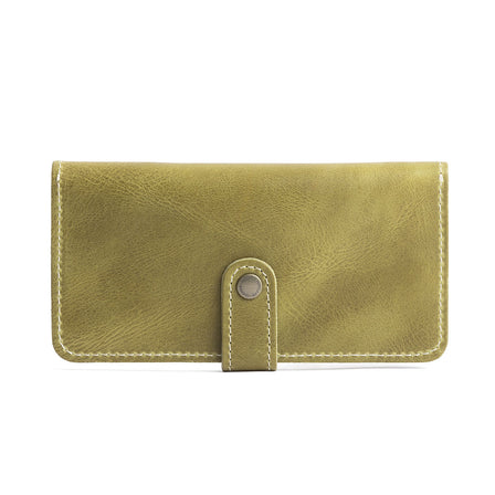 Anjou | Leather wallet with snap closed