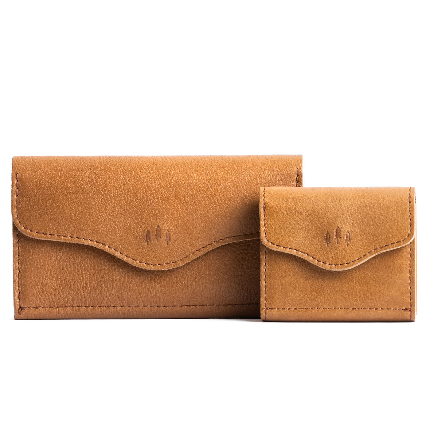 Shortbread | Comparison shot of Bozeman and Small Bozeman Wallets