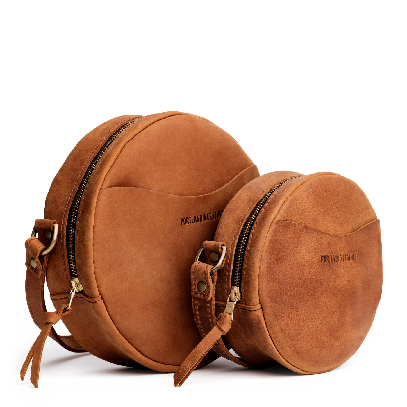 Dakota | Circle shaped crossbody bag with top zipper