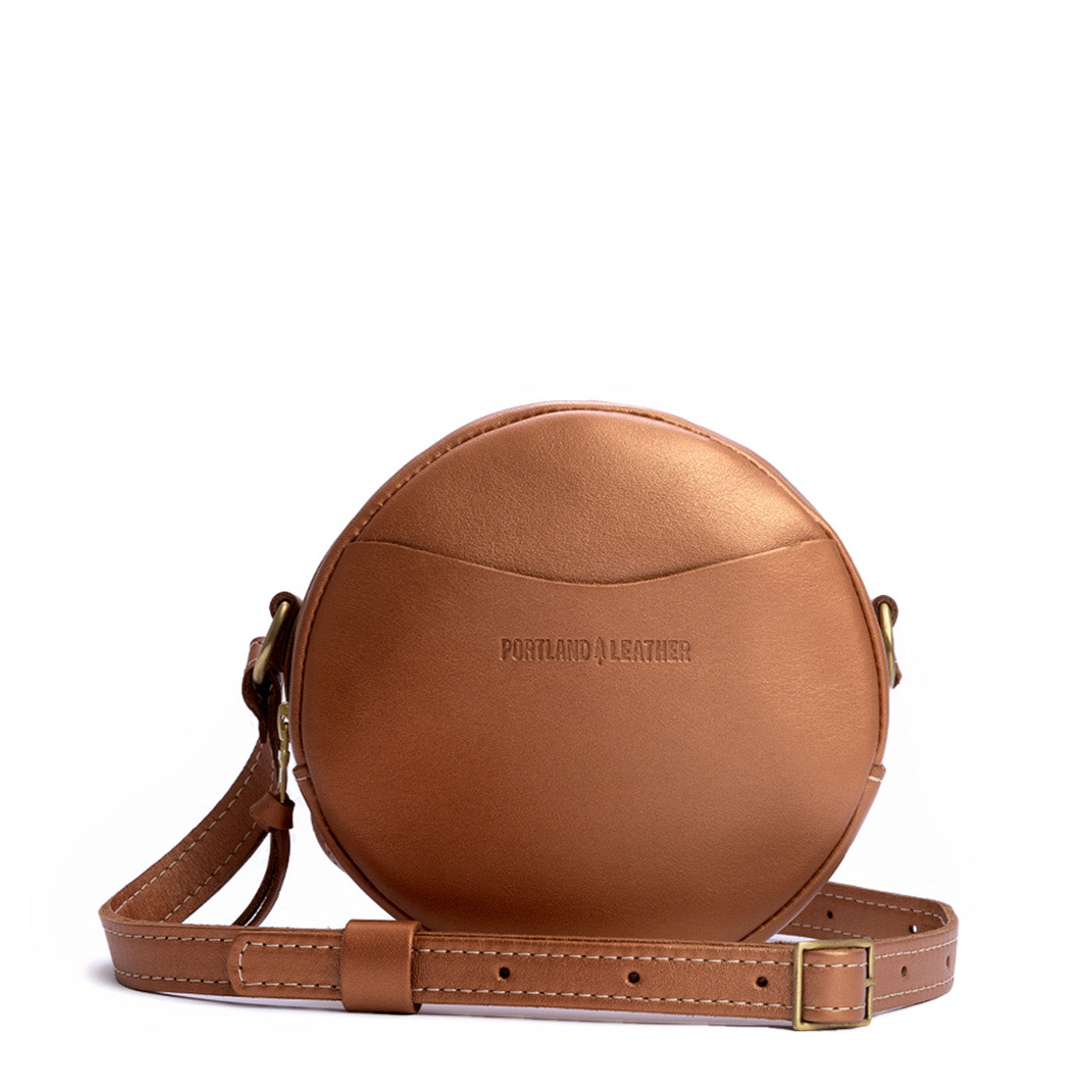 Hava Small | Circle shaped crossbody bag with top zipper