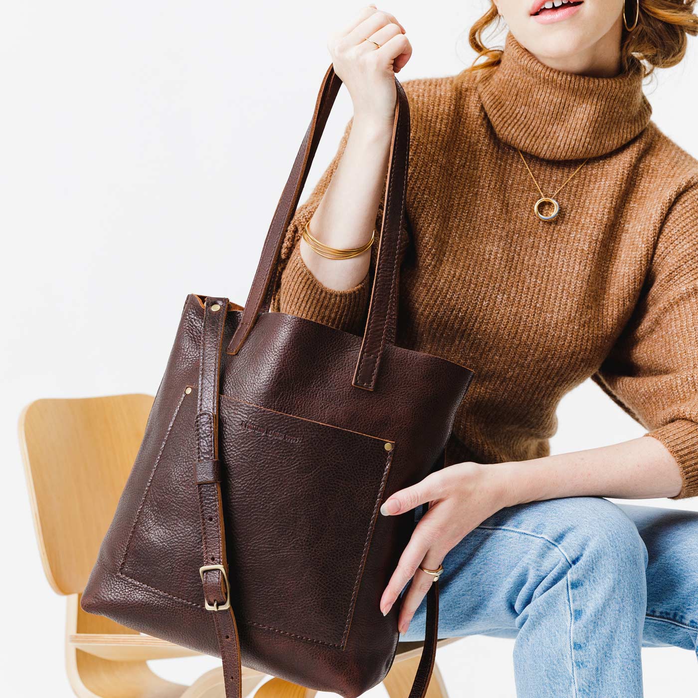  Coldbrew | Medium Tote with dual shoulder straps and crossbody strap