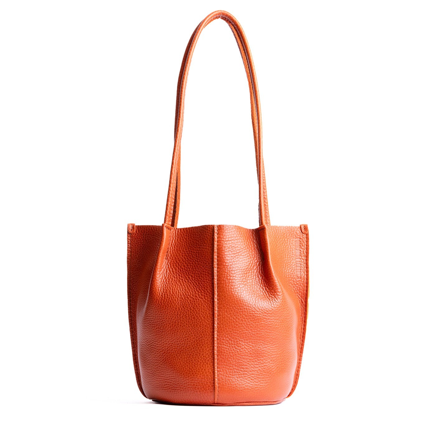 Koi Classic | Petite bucket shaped tote bag with matching leather handles