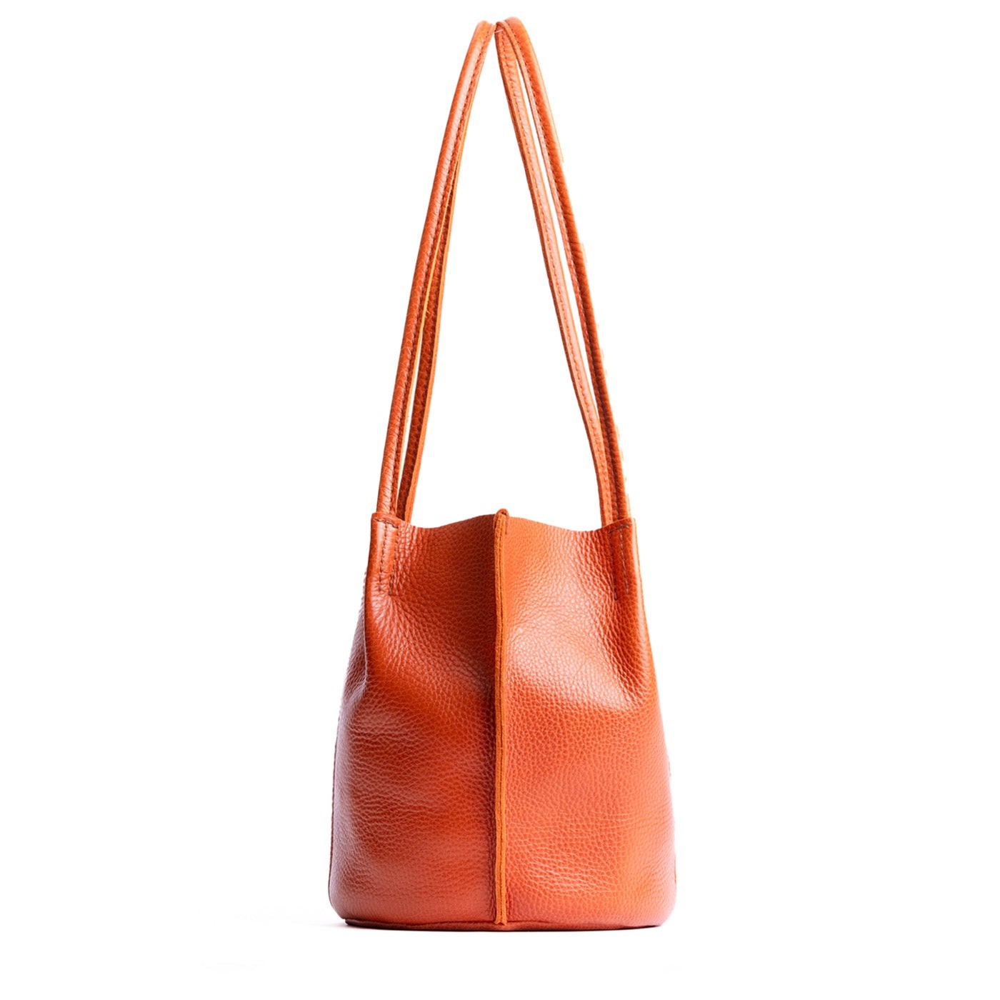 Koi*Classic | Petite bucket shaped tote bag with matching leather handles