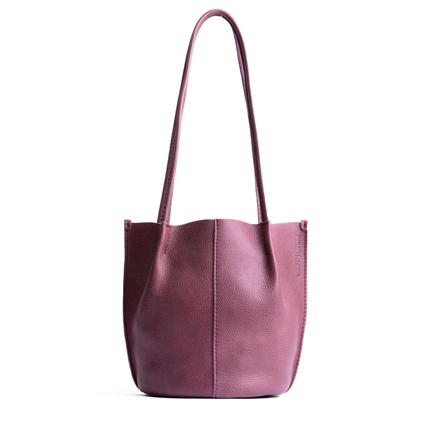 Kyoto Classic | Petite bucket shaped tote bag with matching leather handles