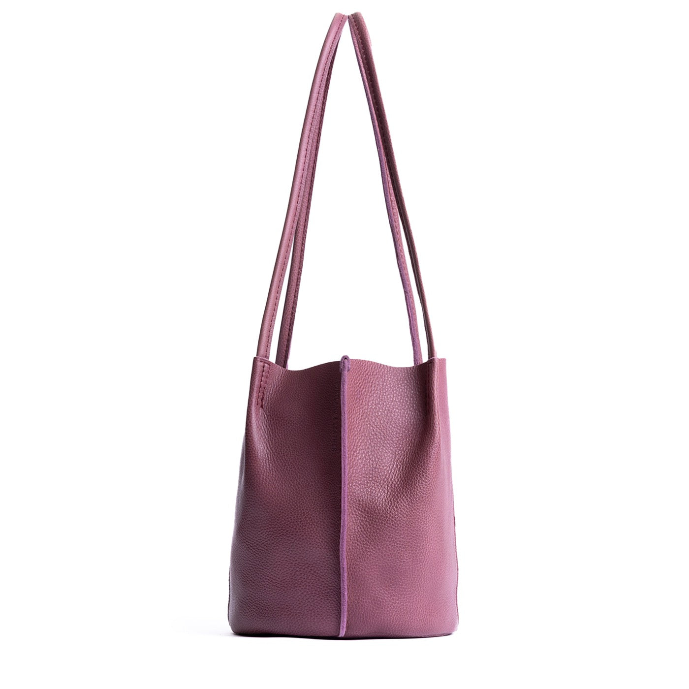 Kyoto*Classic | Petite bucket shaped tote bag with matching leather handles