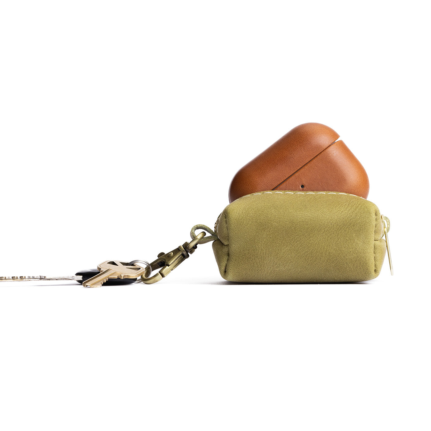 Anjou | Leather small keychain pouch