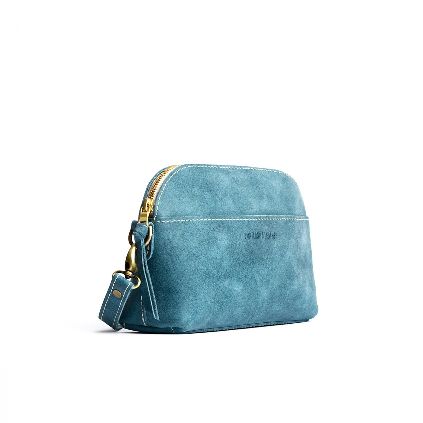 Aqua Classic | Dome shaped crossbody purse with front and back pockets