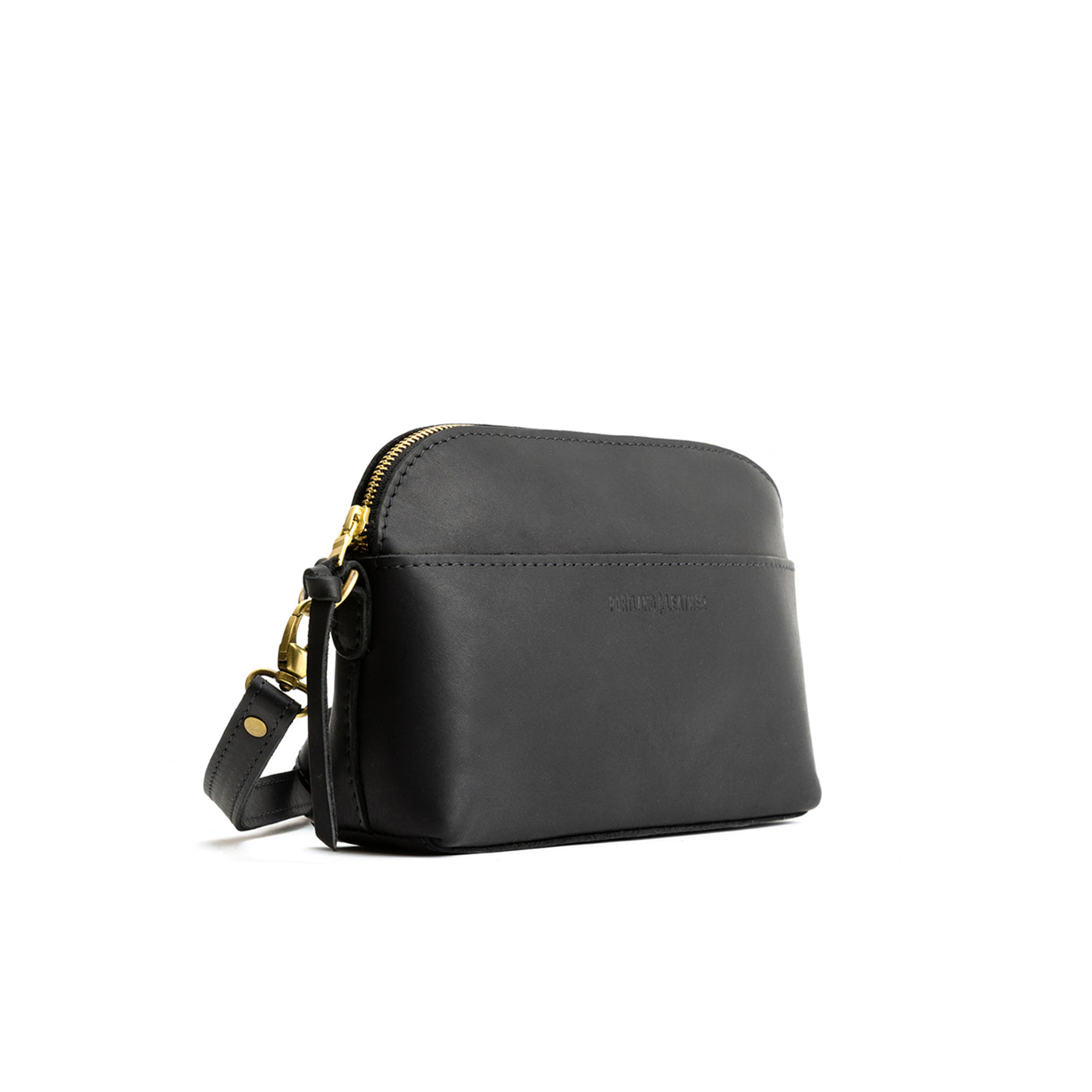 Black*Classic | Dome shaped crossbody purse with front and back pockets