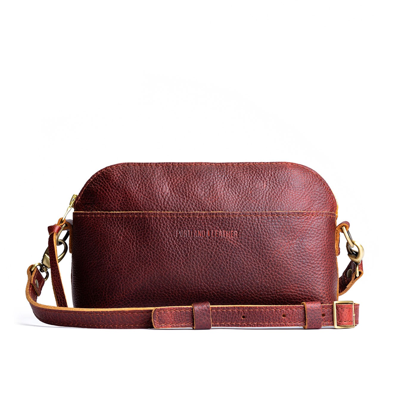 Cinnamon Bear Classic | Dome shaped crossbody purse with front and back pockets