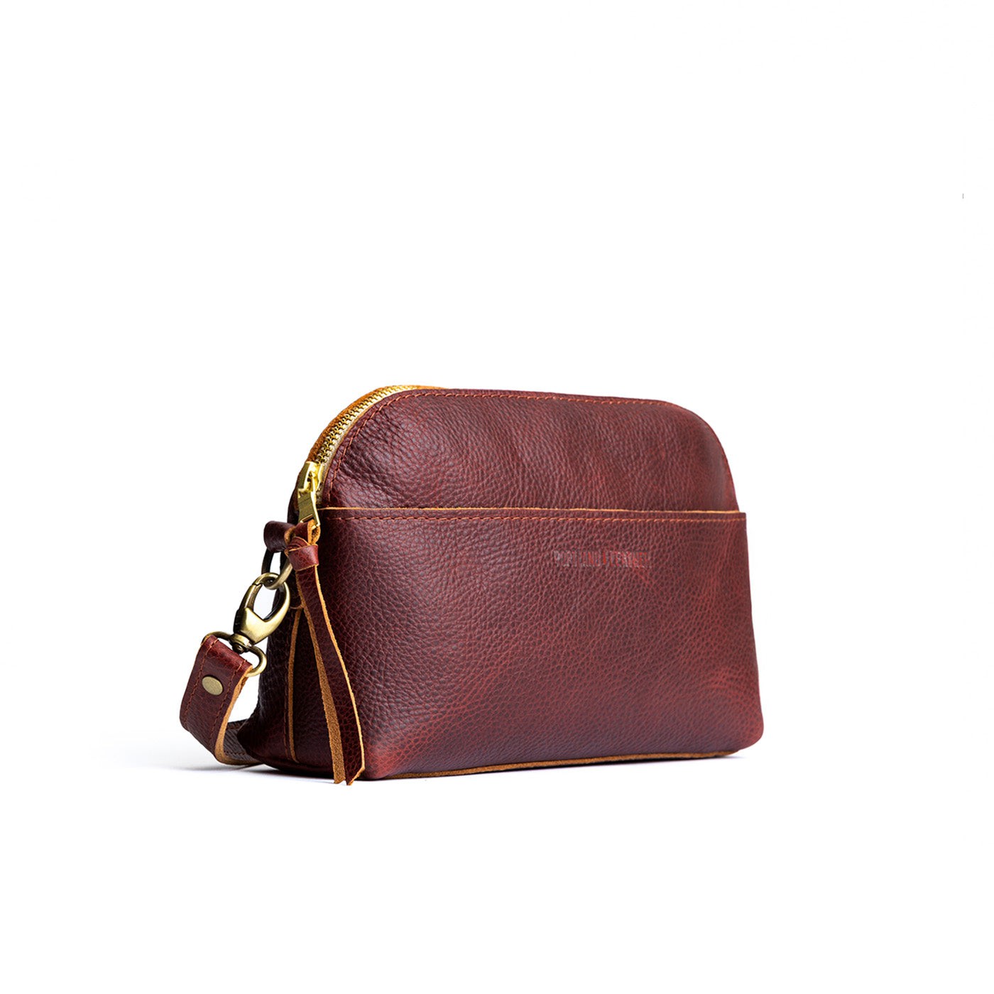 Cinnamon Bear*Classic | Dome shaped crossbody purse with front and back pockets