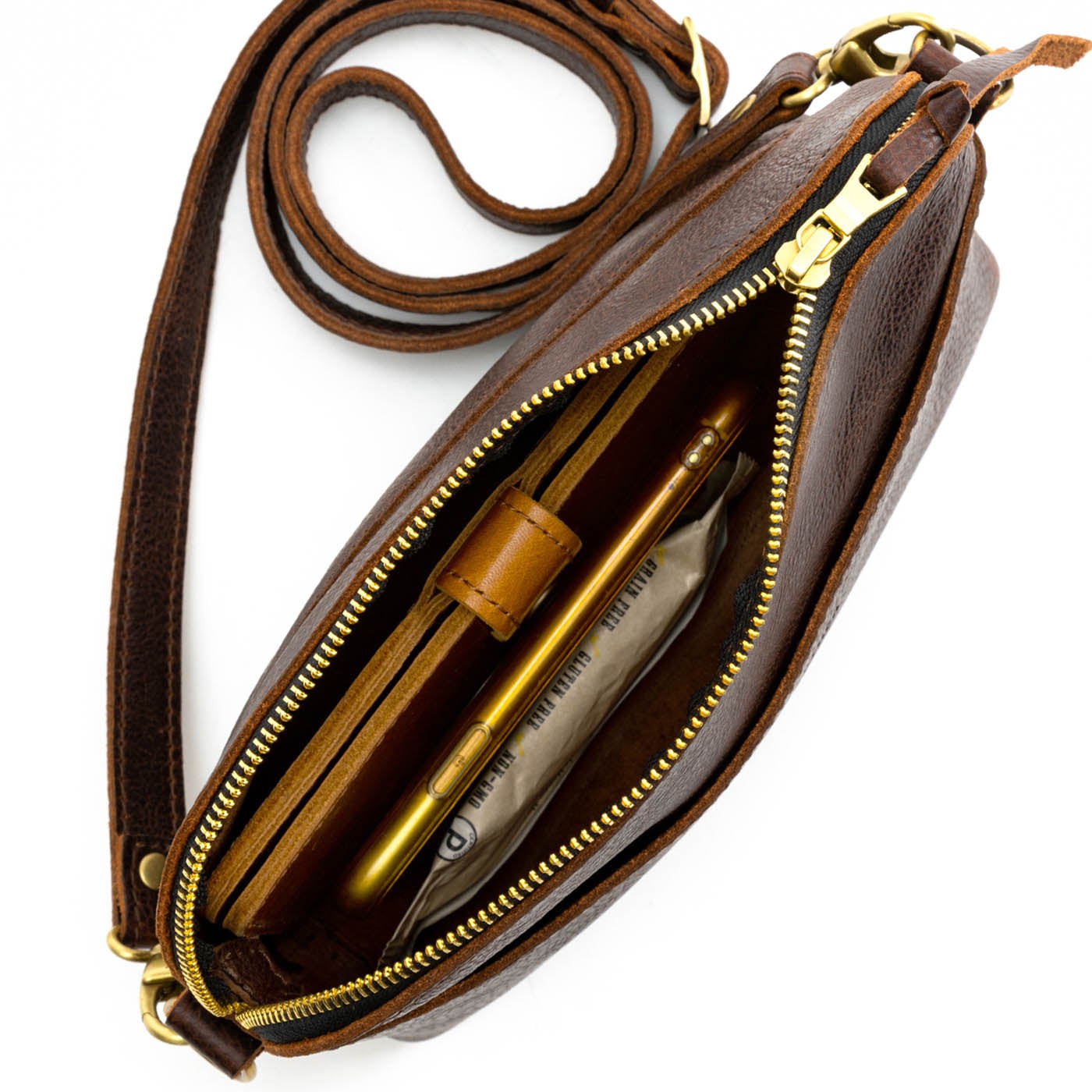 Coldbrew*Classic | Dome shaped crossbody purse with front and back pockets