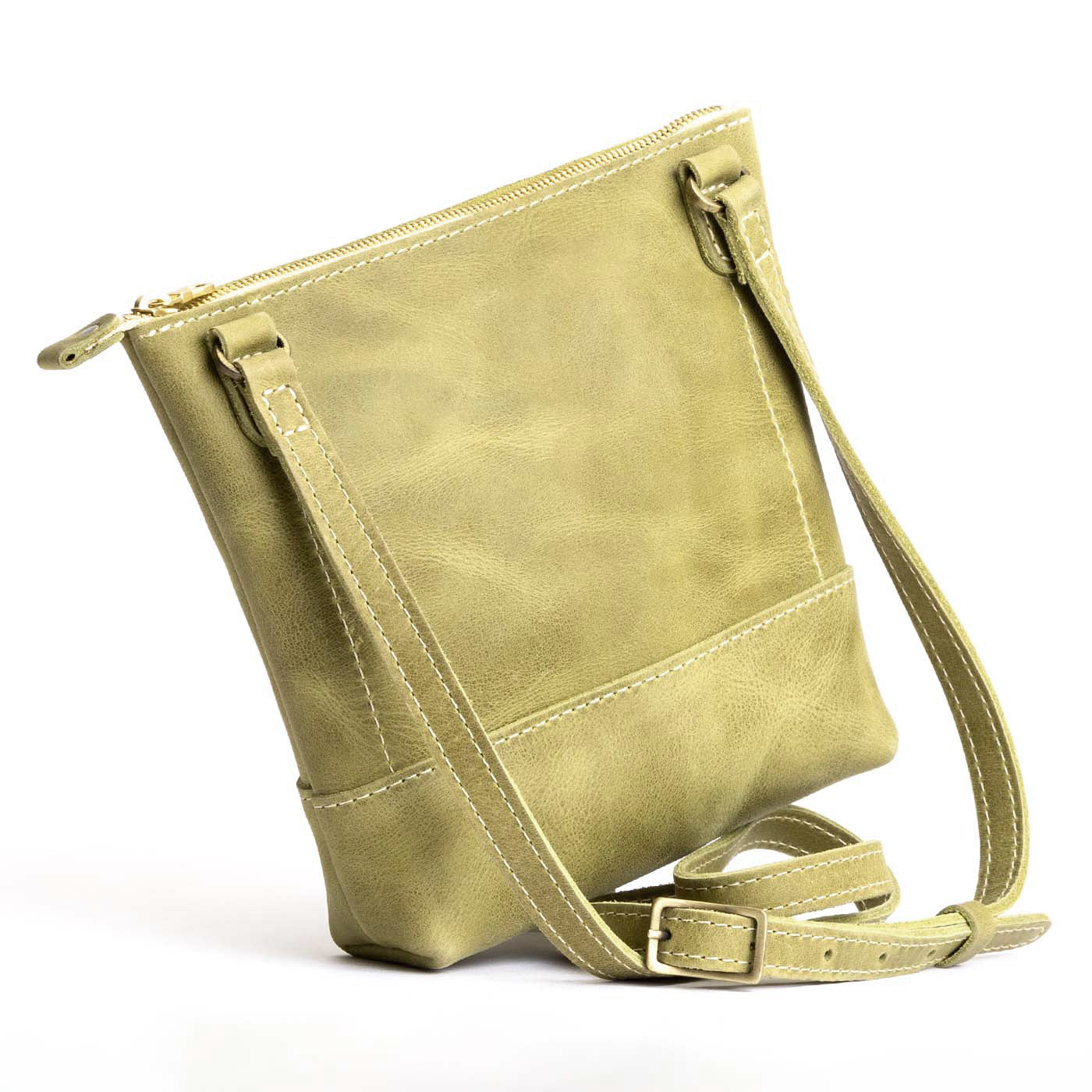  Anjou | Small rectangular crossbody purse with top zipper and interior pocket