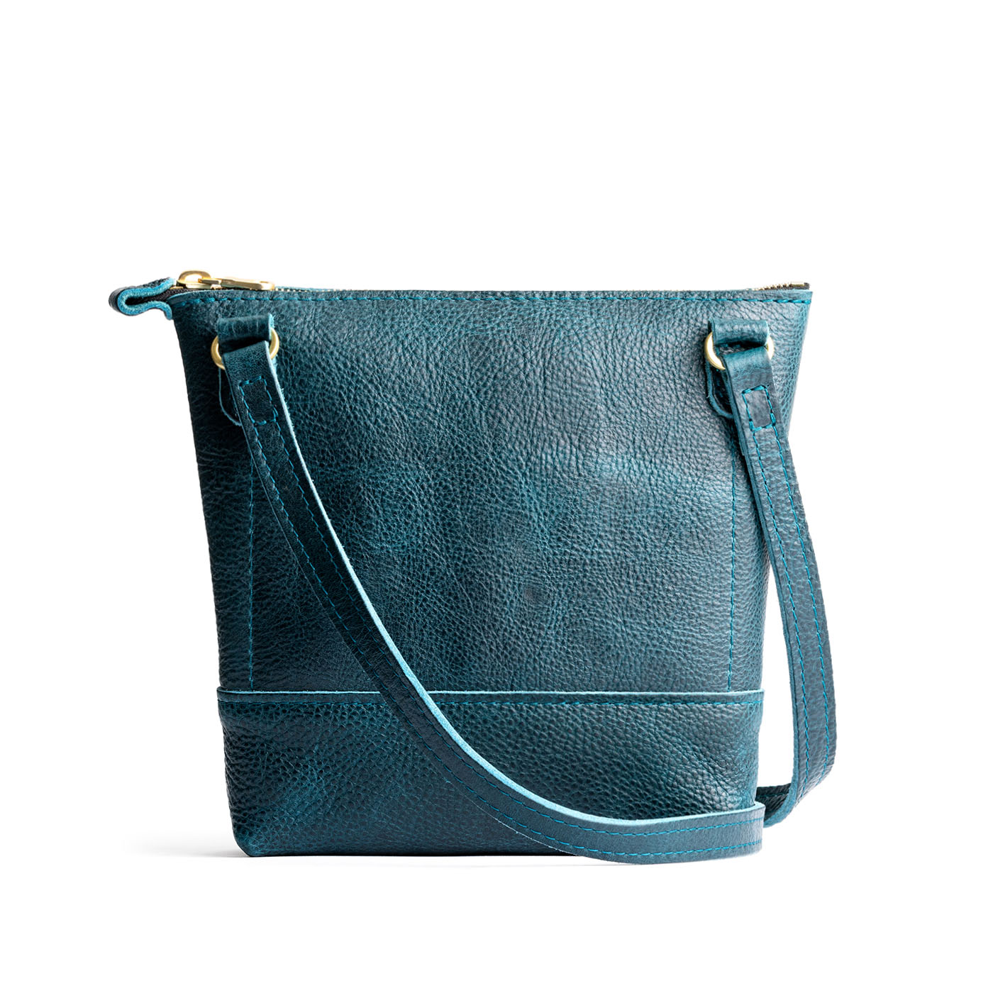 Lagoon | Small rectangular crossbody purse with top zipper and interior pocket