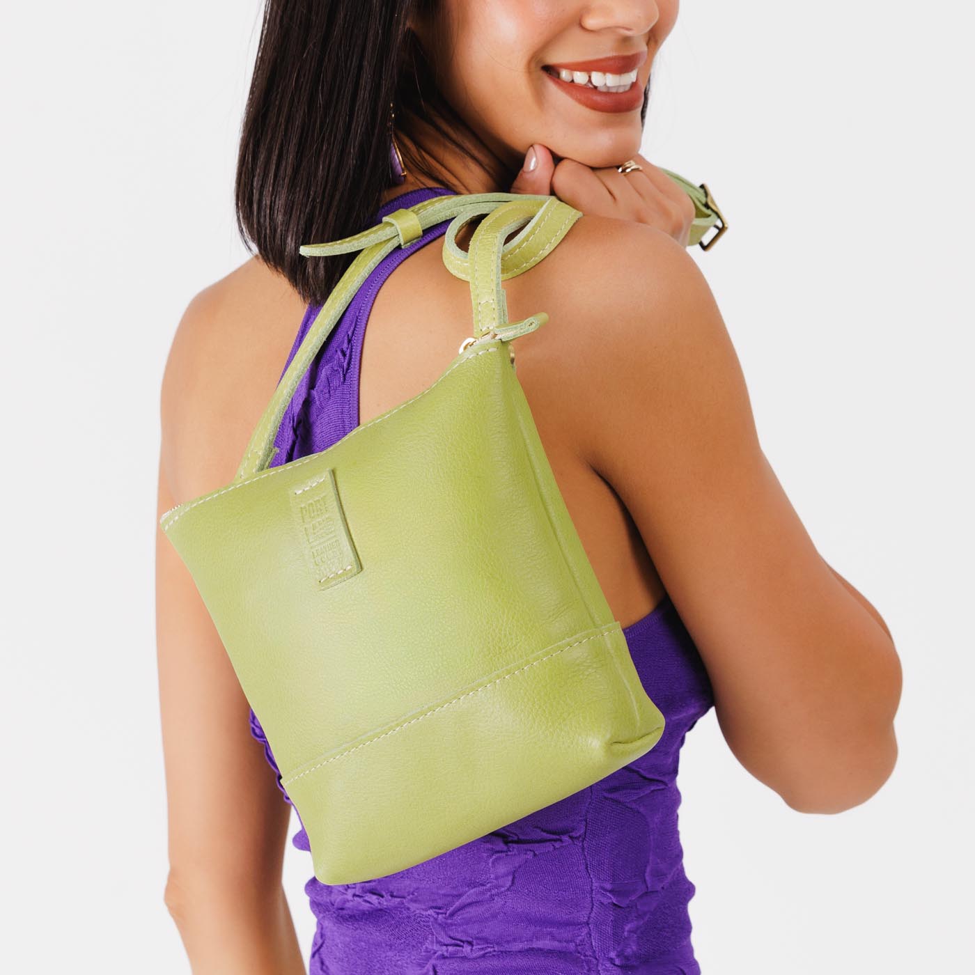 Sugar Snap | Small rectangular crossbody purse with top zipper and interior pocket