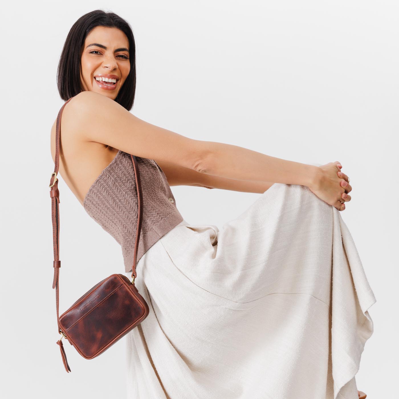 Lava*Small | Petite rectangular crossbody with adjustable strap