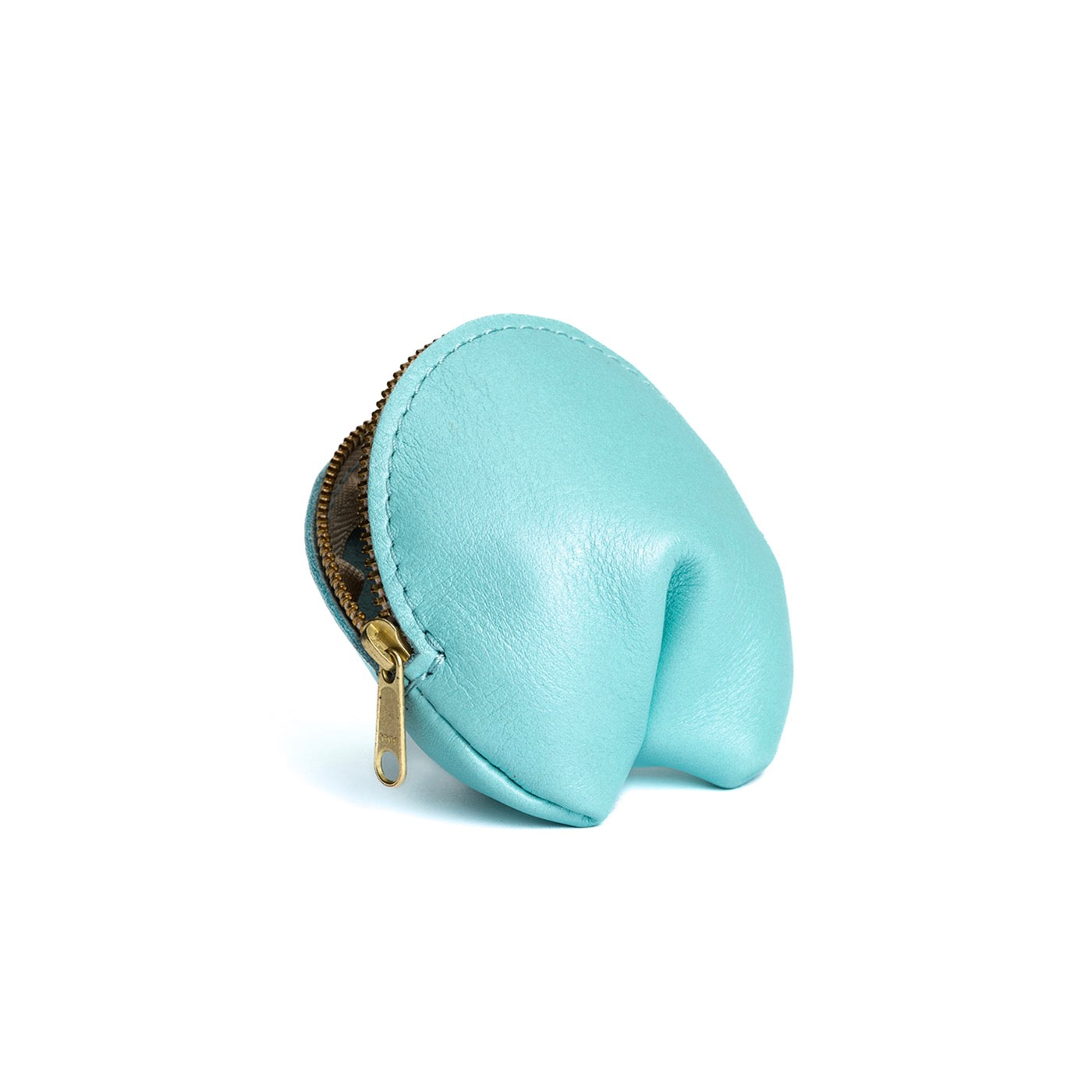 Cabo | Leather fortune cookie shaped pouch