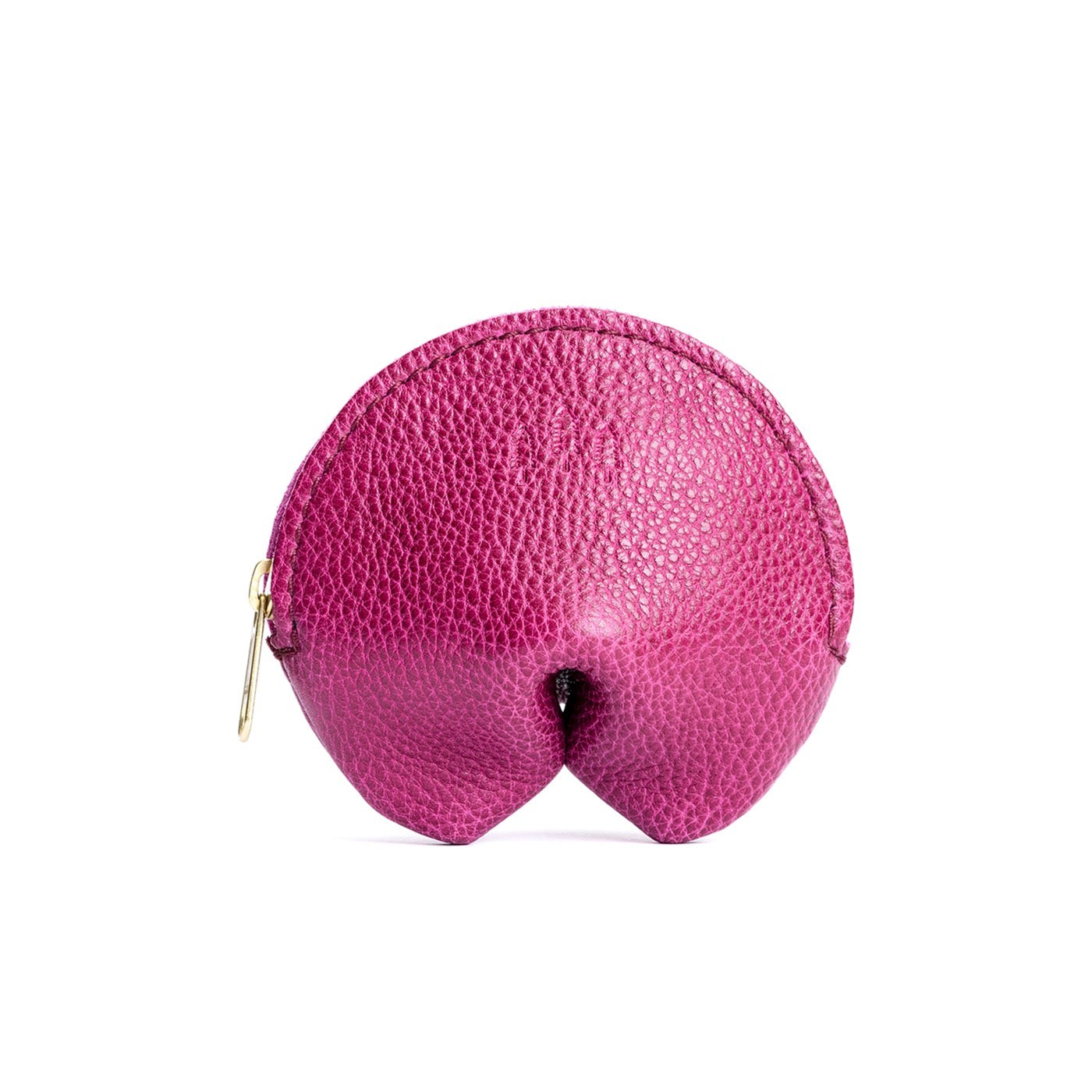 Cosmo | Leather fortune cookie shaped pouch