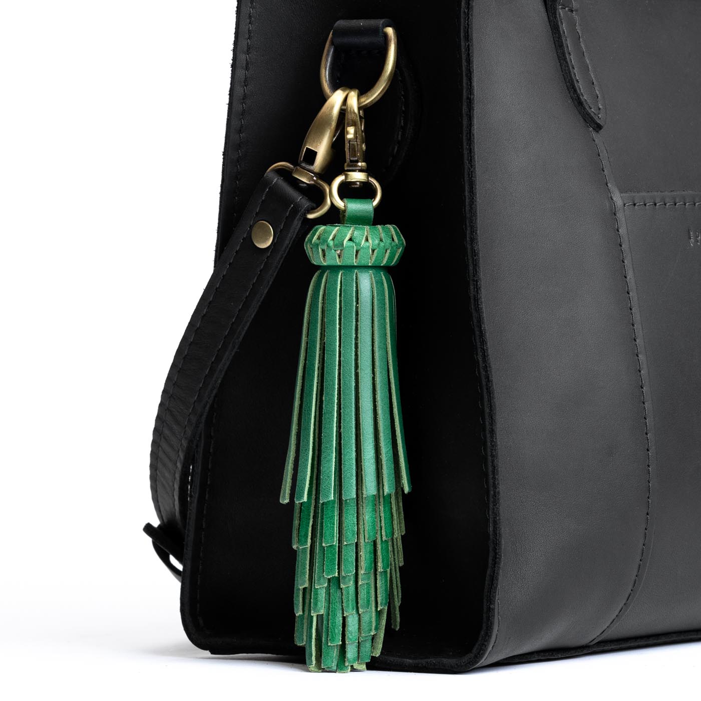 All Color: Cowboy Mint | Tiered fringe tassel with lobster clasp