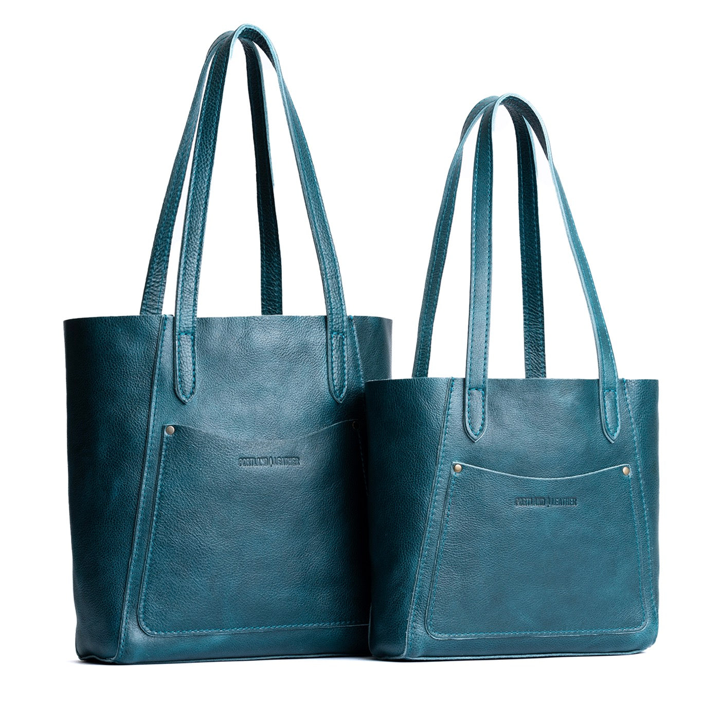 Lagoon | Comparison of both sizes of tote bag