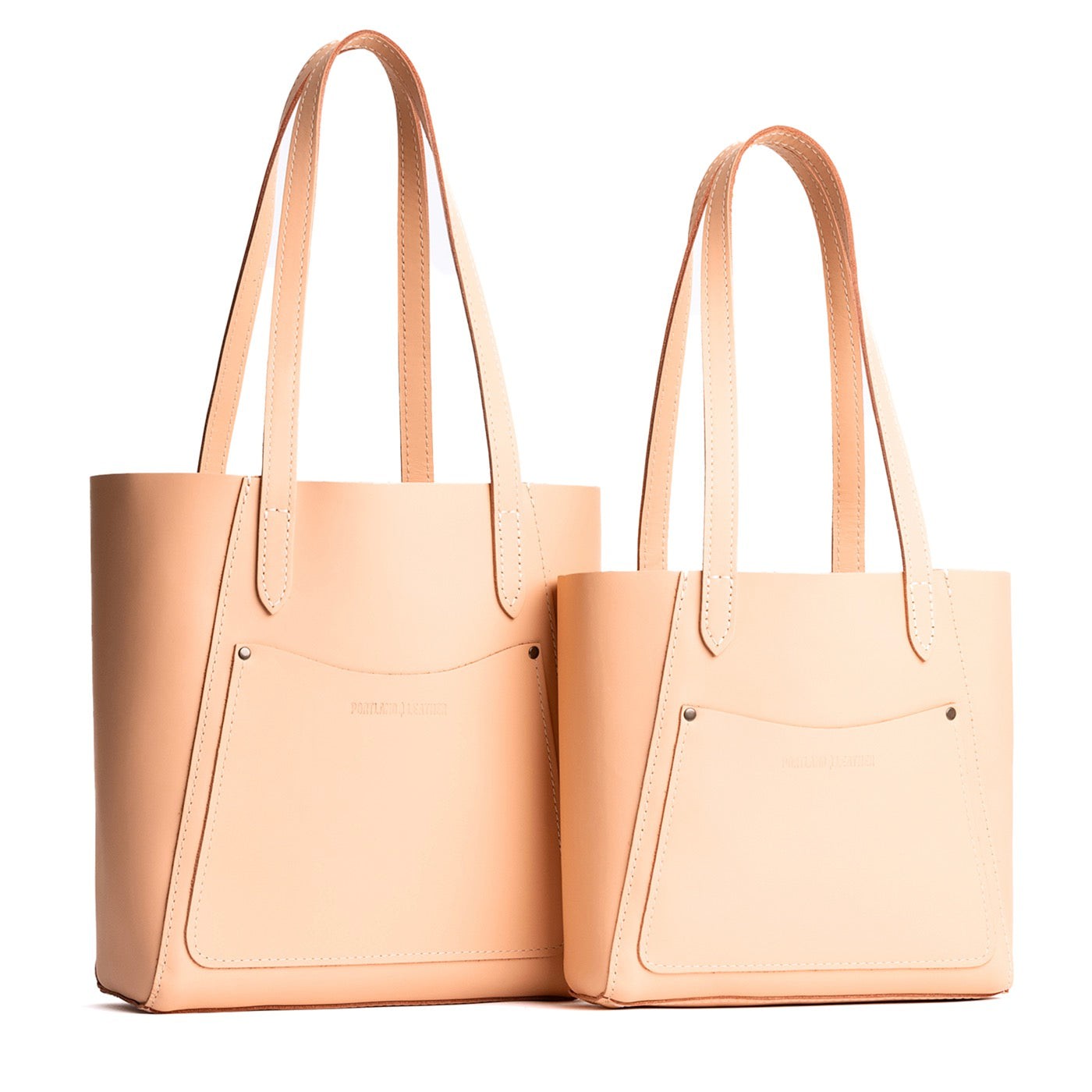 Mamey | Comparison of both sizes of tote bag