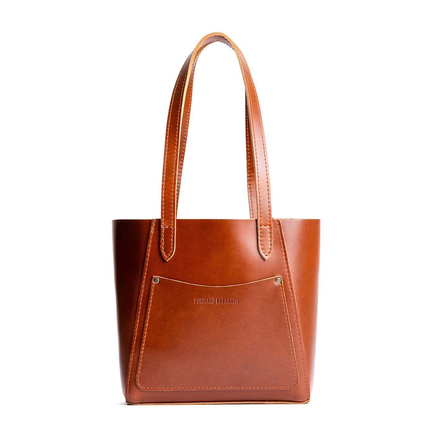 Madrone Small | Slim tote bag with dual shoulder straps and interior and exterior pockets