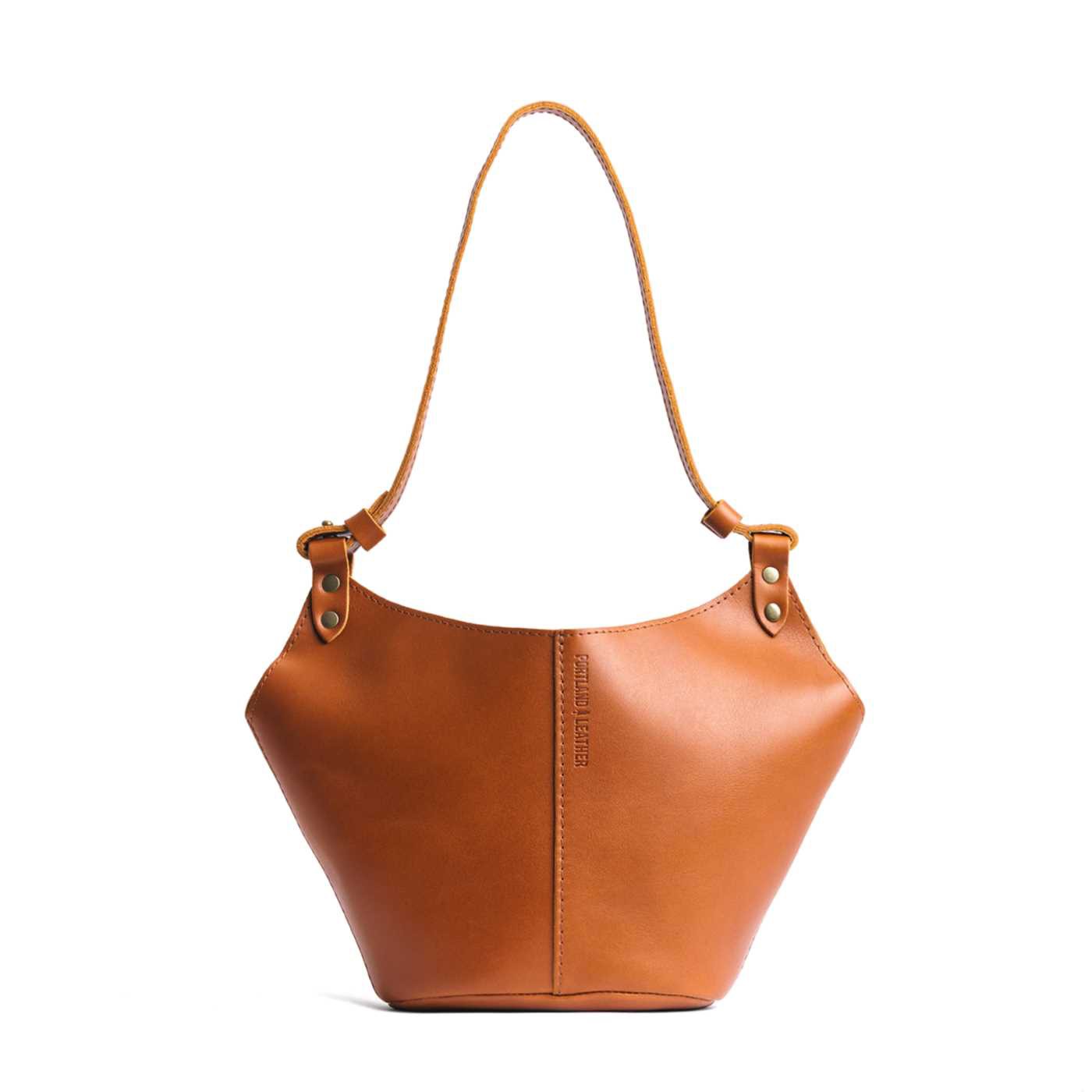 Honey*Small | Structured bucket shaped handbag with an adjustable shoulder strap