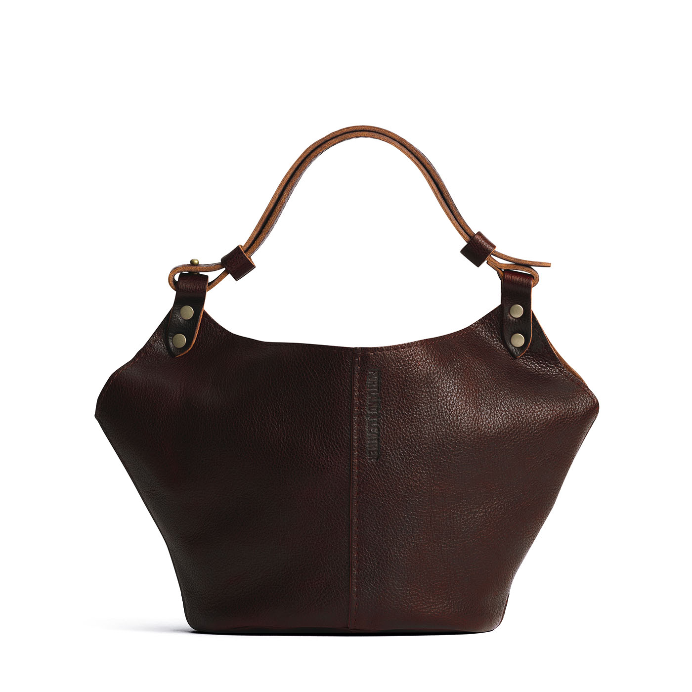 Coldbrew*Small | Structured bucket shaped handbag with an adjustable shoulder strap