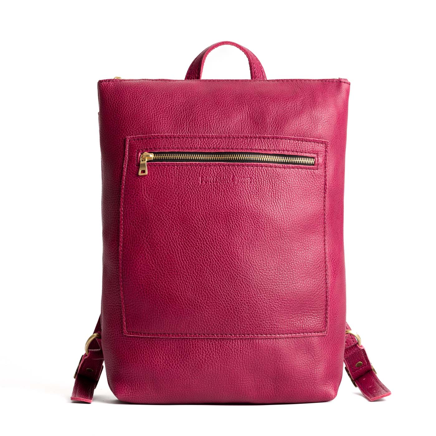 Cosmo | Rectangular slim leather backpack