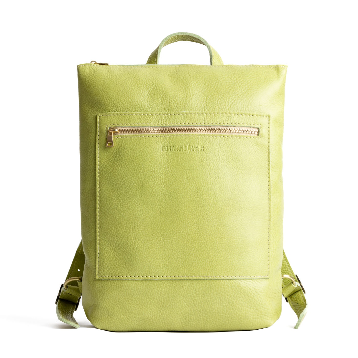 Sugar Snap | Rectangular slim leather backpack