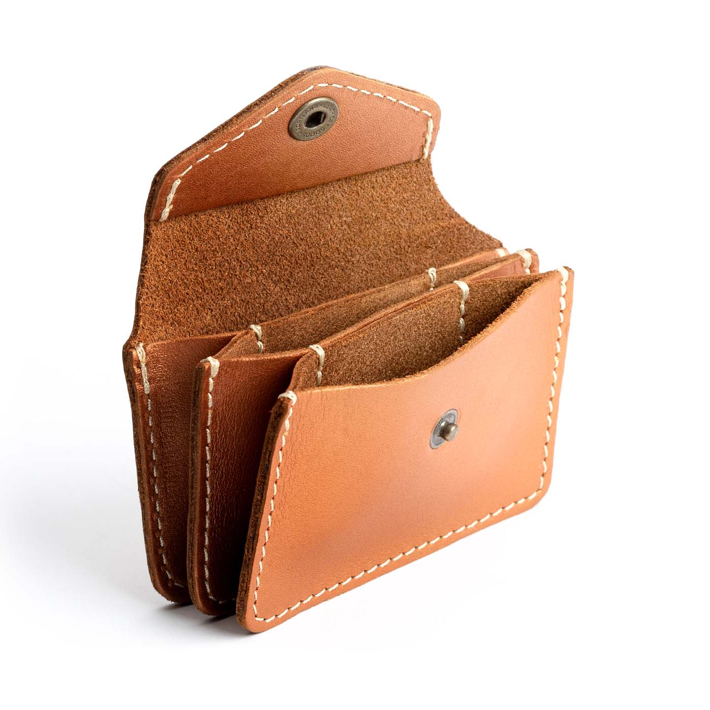 Hava Plus | Small leather wallet with snap closure