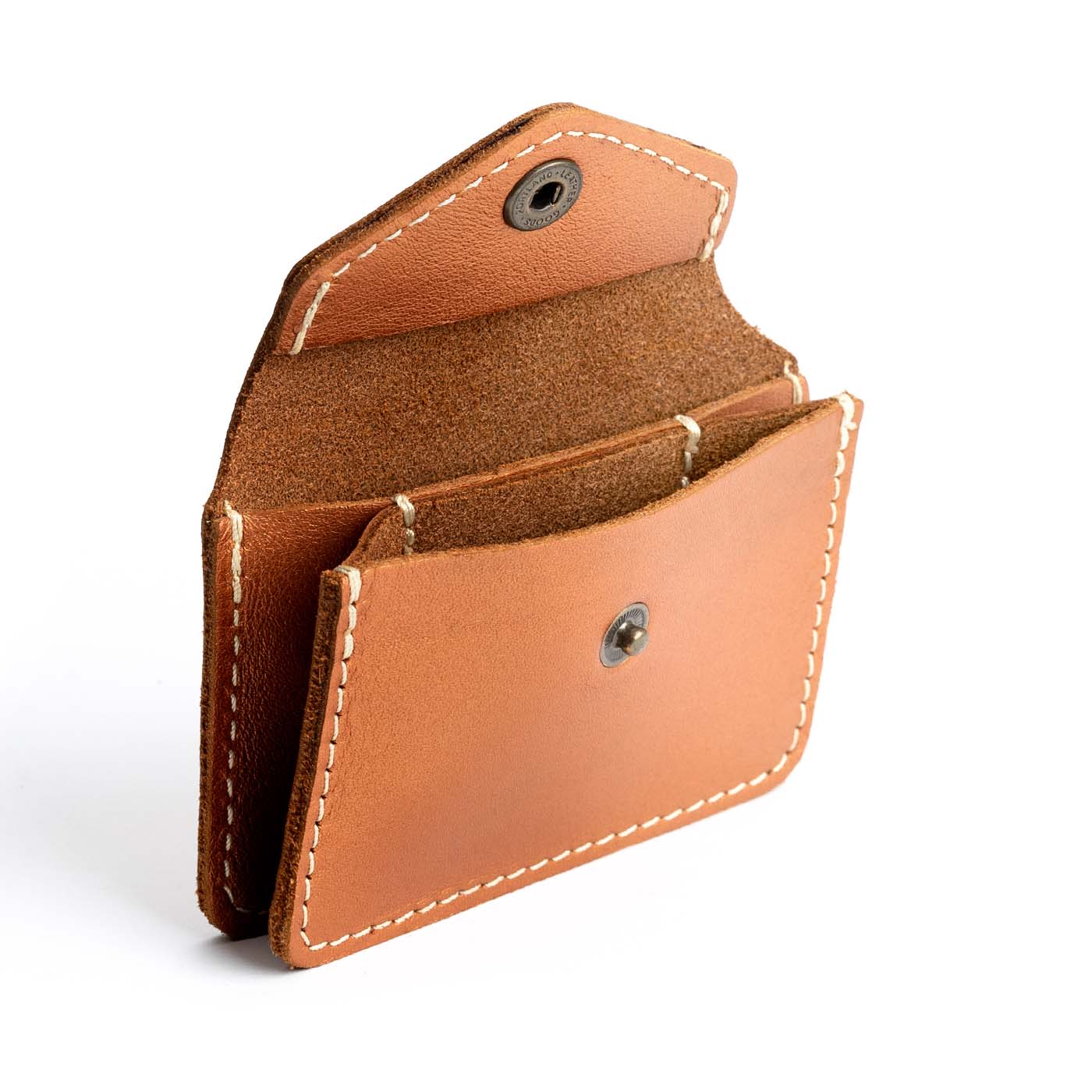 Hava*Classic | Small leather wallet with snap closure