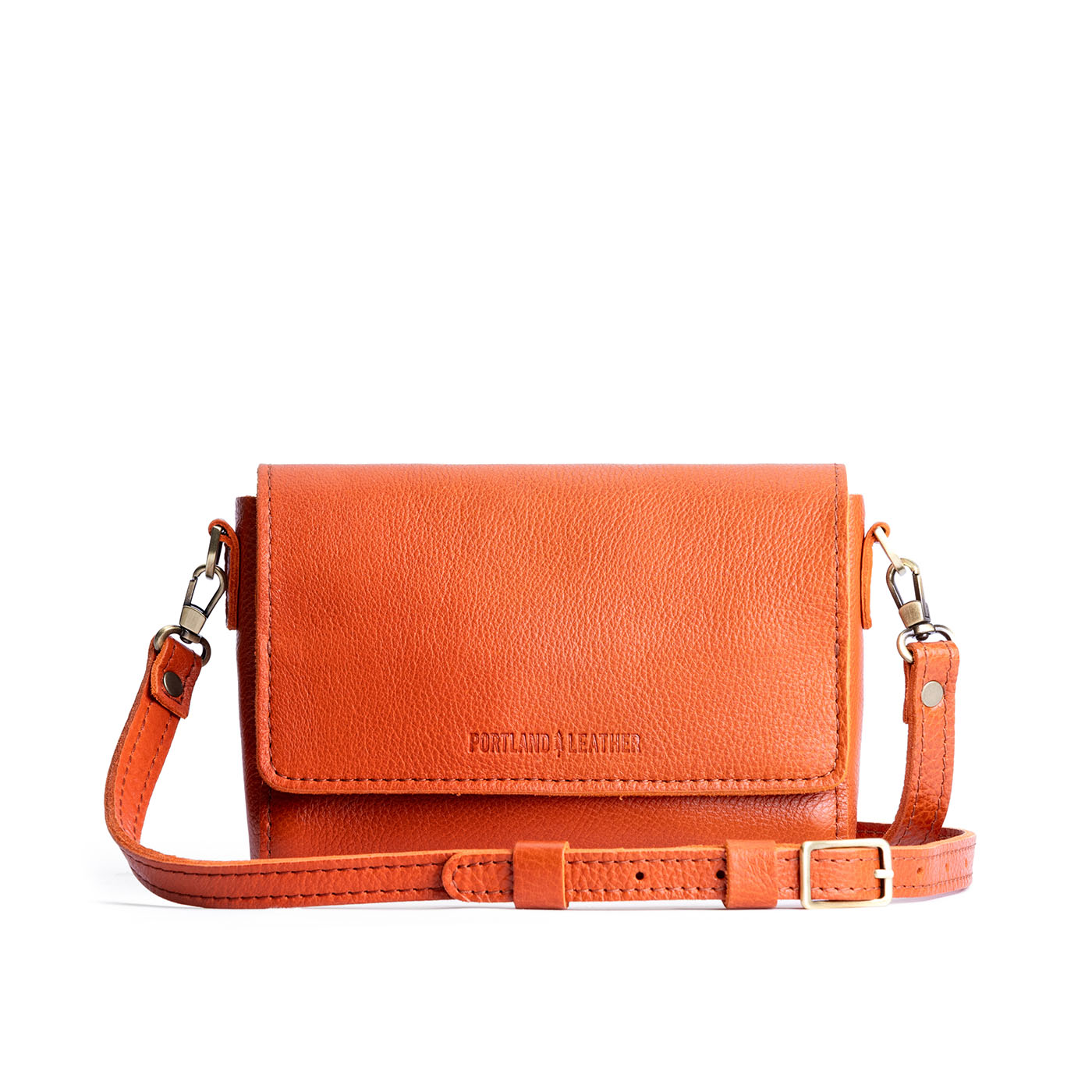 Koi Mini | Leather Crossbody Bag with Magnetic Messenger Bag Closure