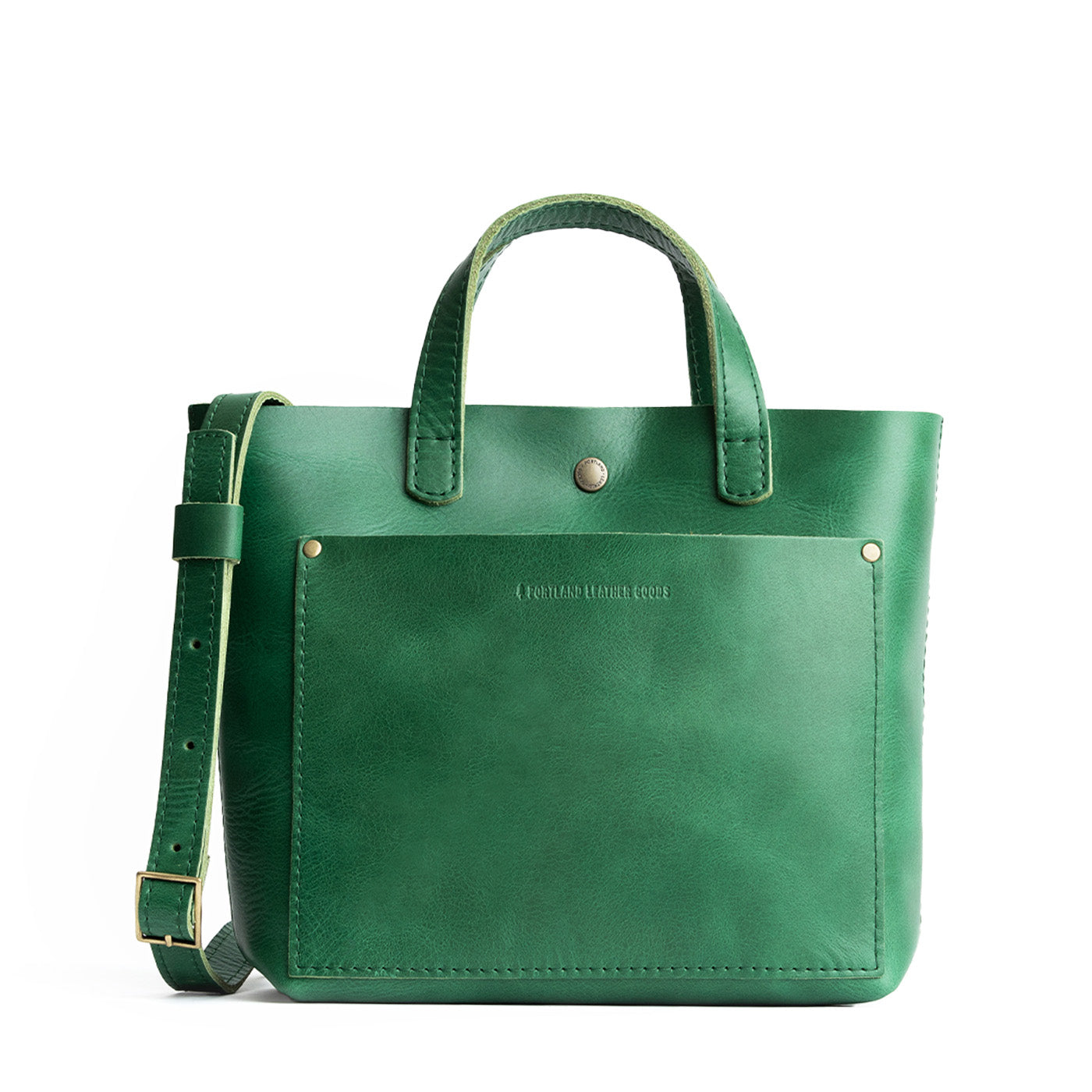 Cowboy Mint*Classic | Crossbody tote bag with snap closure and front pocket