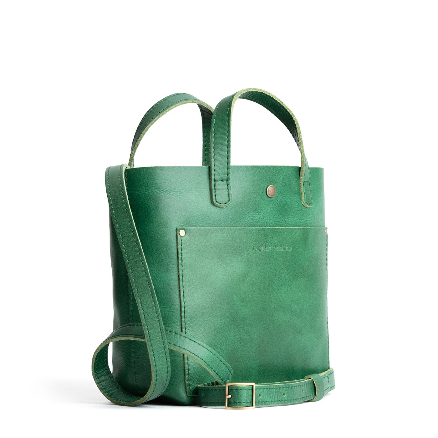 Cowboy Mint*Classic | Crossbody tote bag with snap closure and front pocket