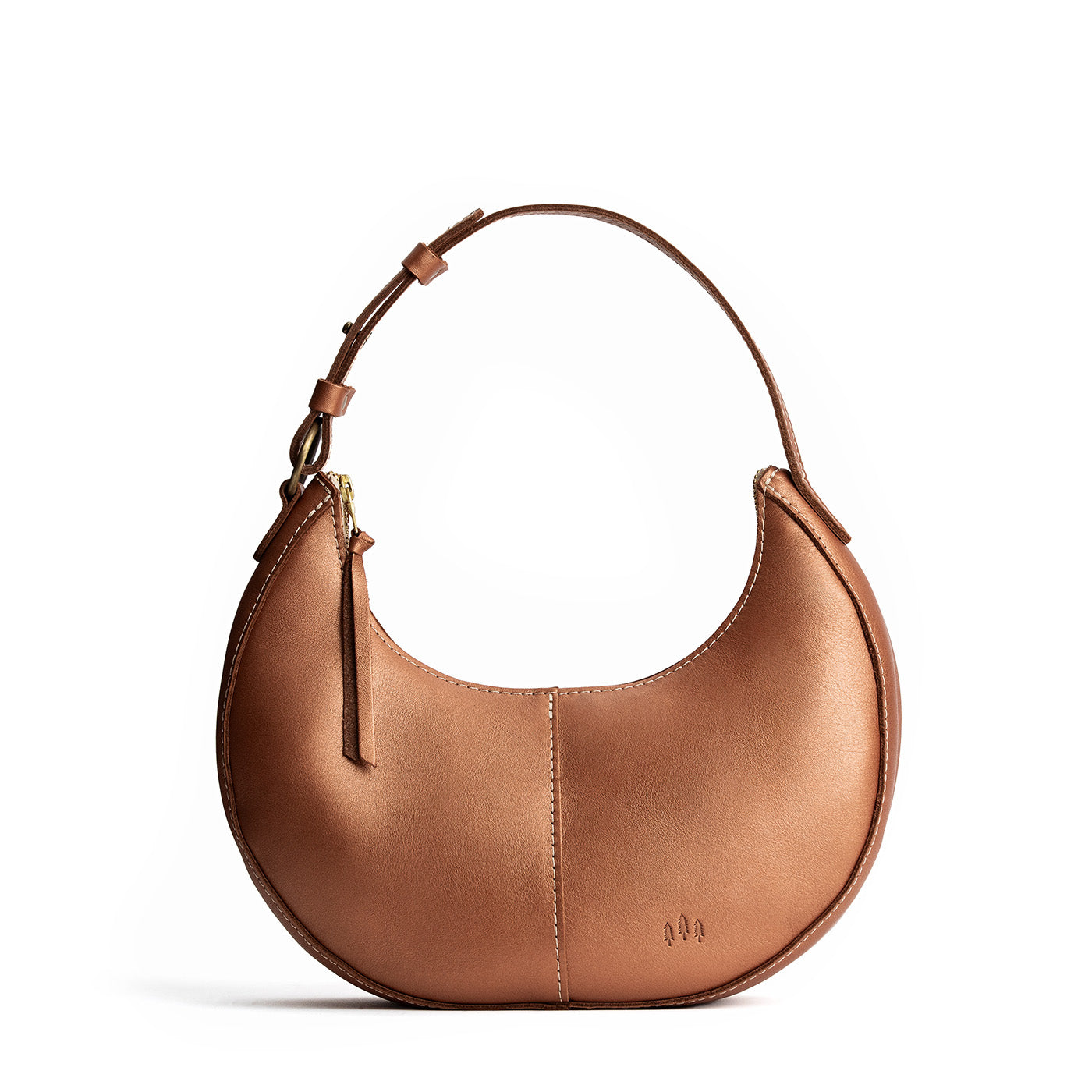 Hava Classic | Crescent shaped shoulder bag with zipper closure and adjustable strap