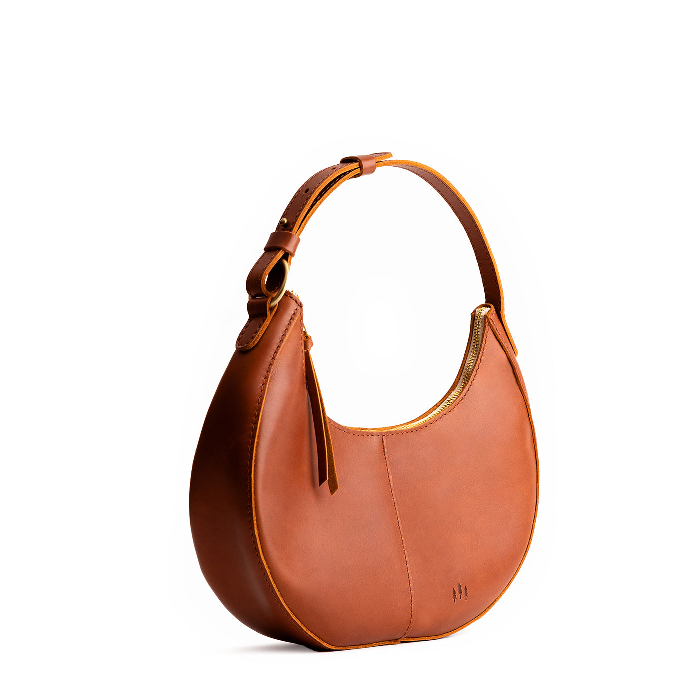 Honey*Classic | Crescent shaped shoulder bag with zipper closure and adjustable strap