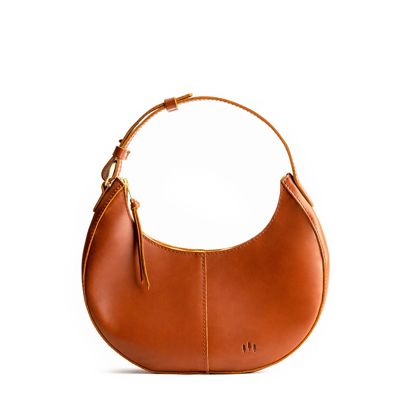 Honey*Classic | Crescent shaped shoulder bag with zipper closure and adjustable strap