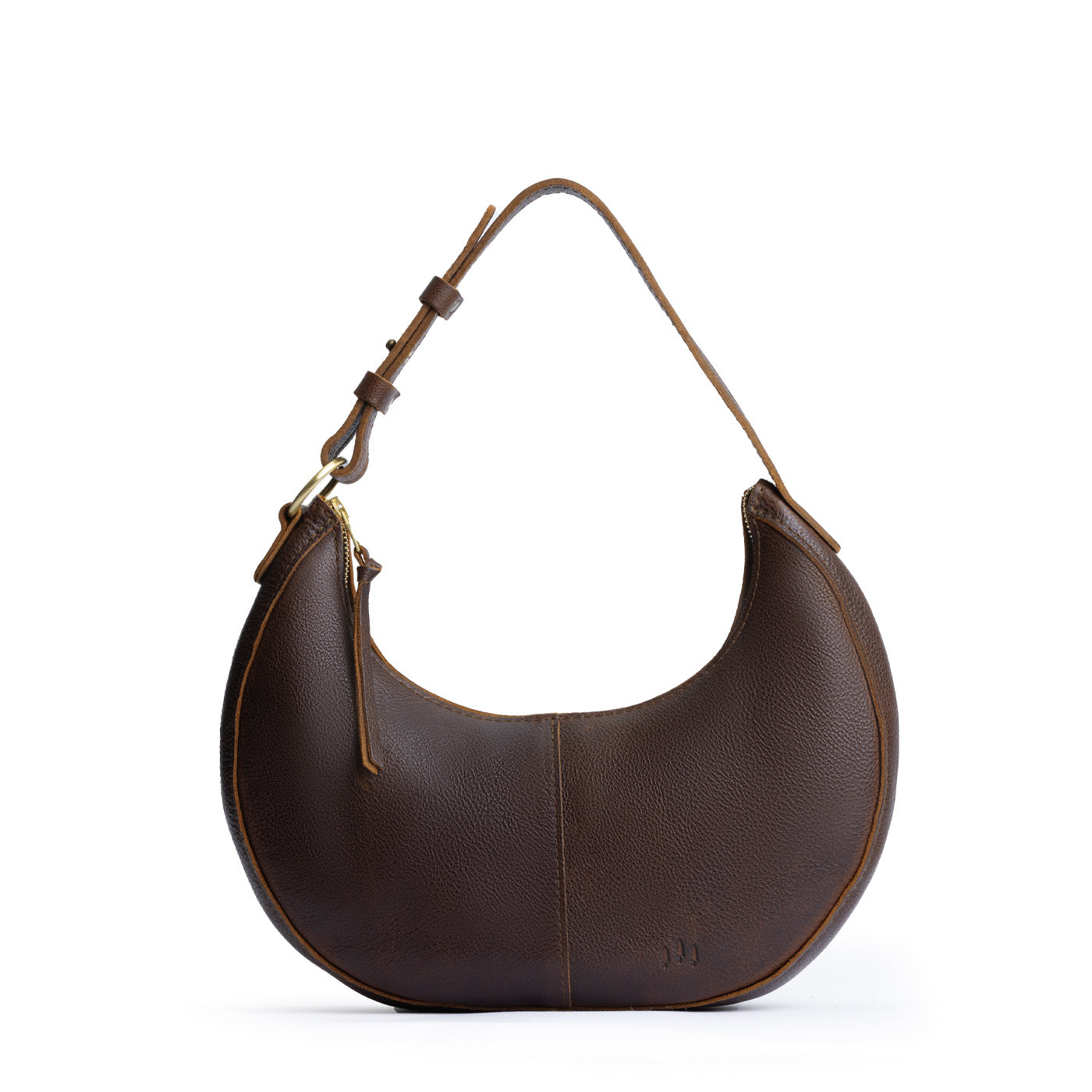 Coldbrew Classic | Crescent shaped shoulder bag with zipper closure and adjustable strap