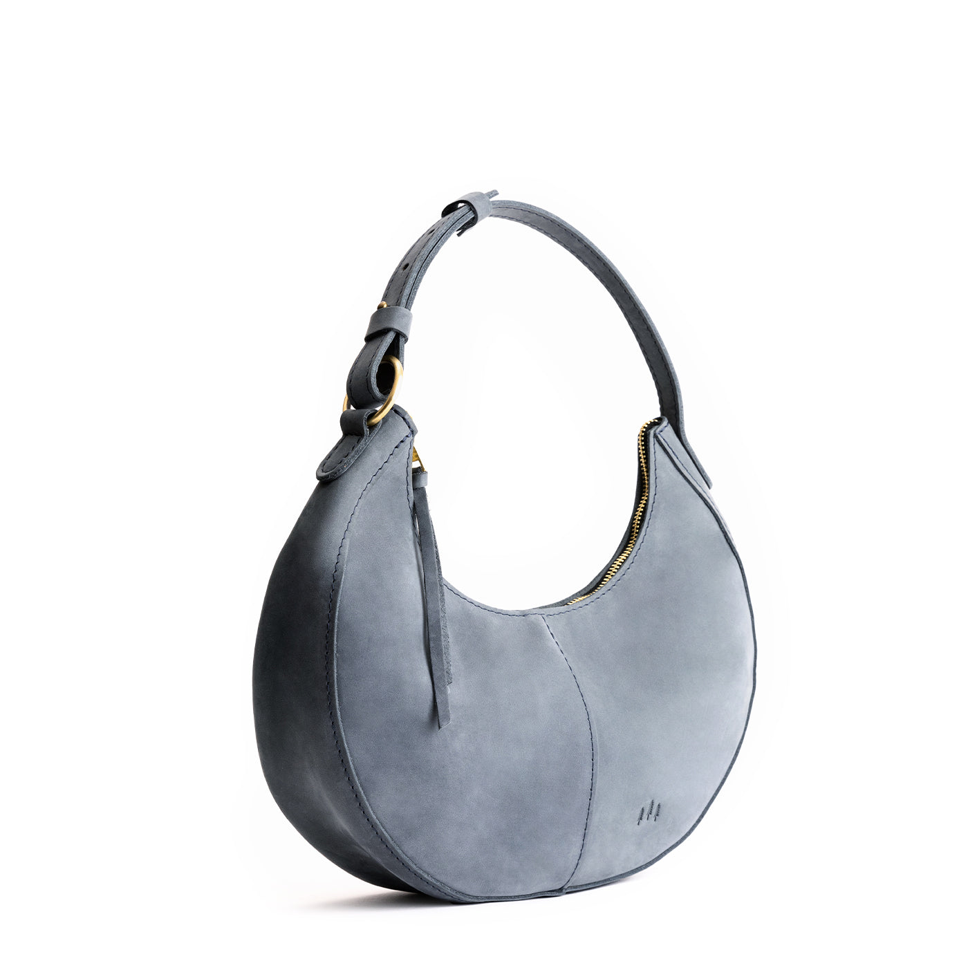 Storm*Classic | Crescent shaped shoulder bag with zipper closure and adjustable strap