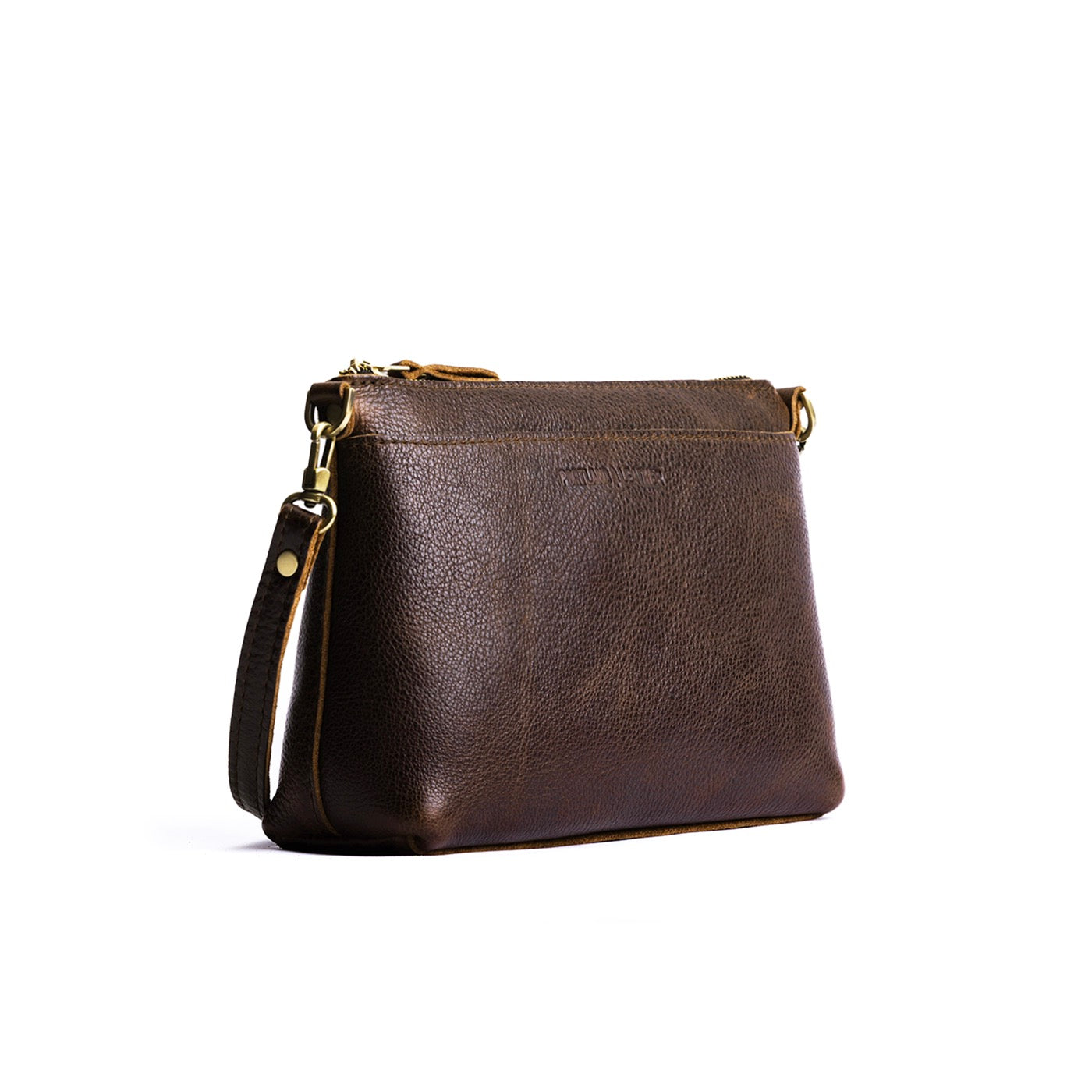  Coldbrew | Zip top petite crossbody bag with detachable strap