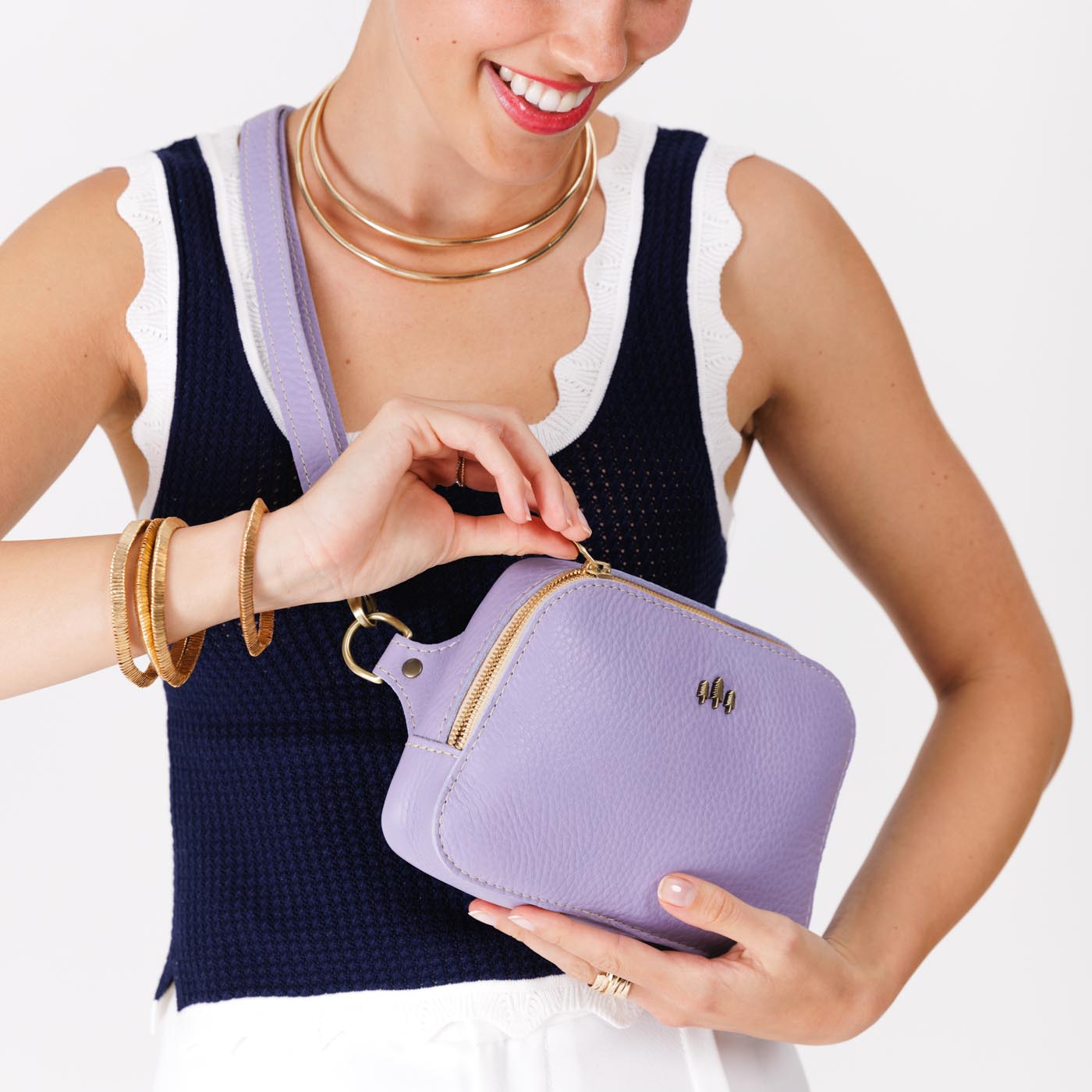 Wisteria  | Model wearing sling bag