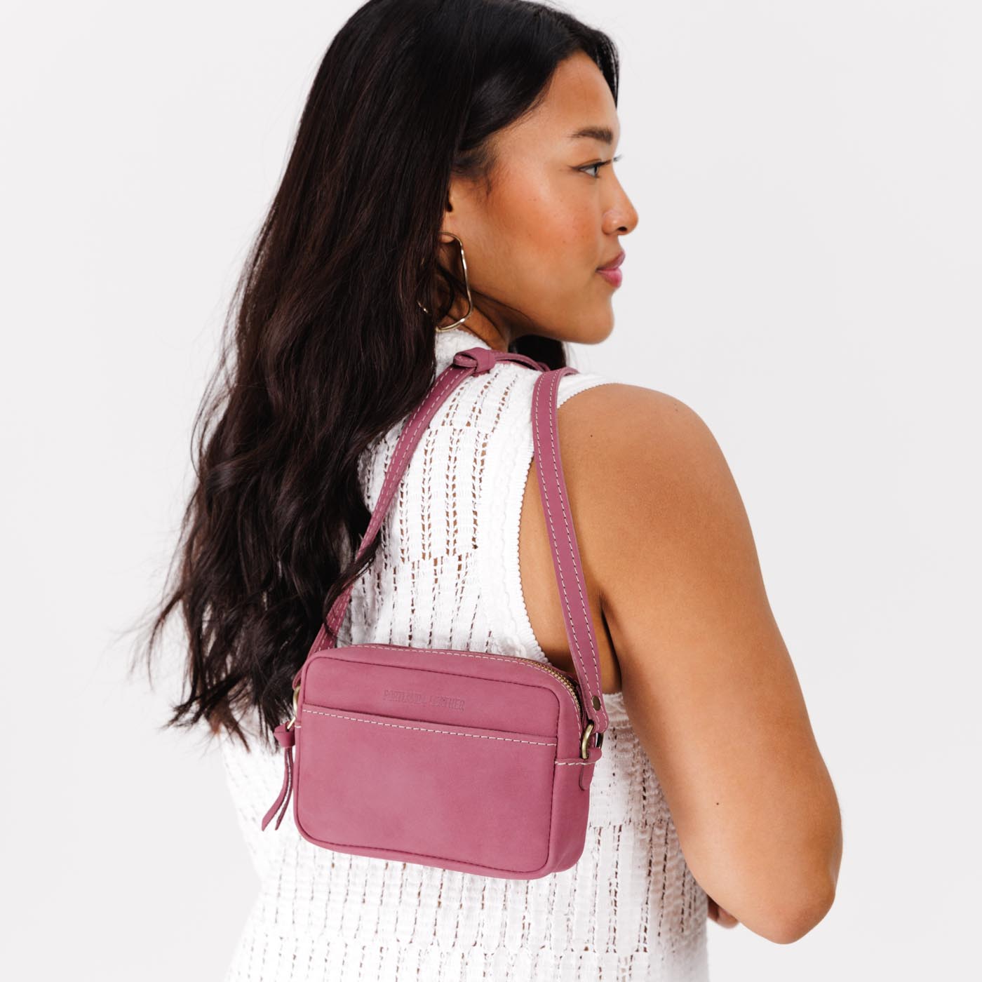 Foxglove Small | Petite rectangular crossbody with adjustable strap