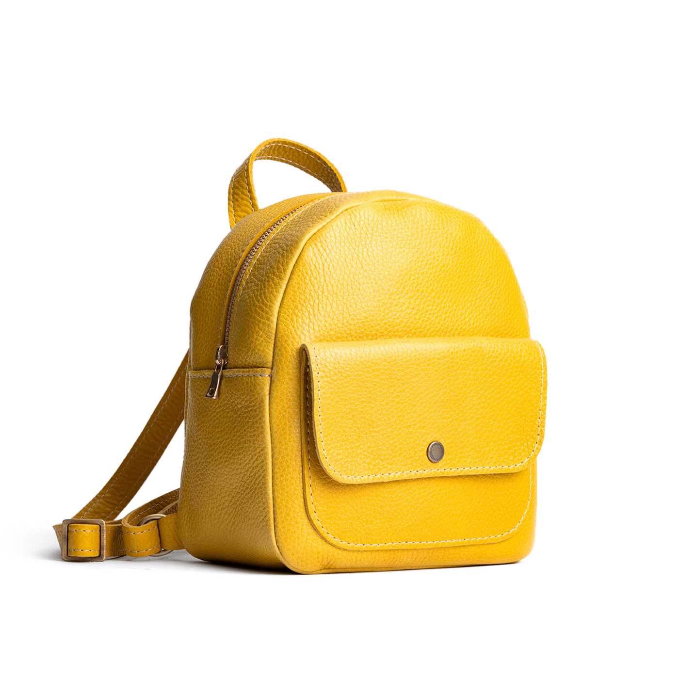 Naples | Small zip backpack with snap front pocket